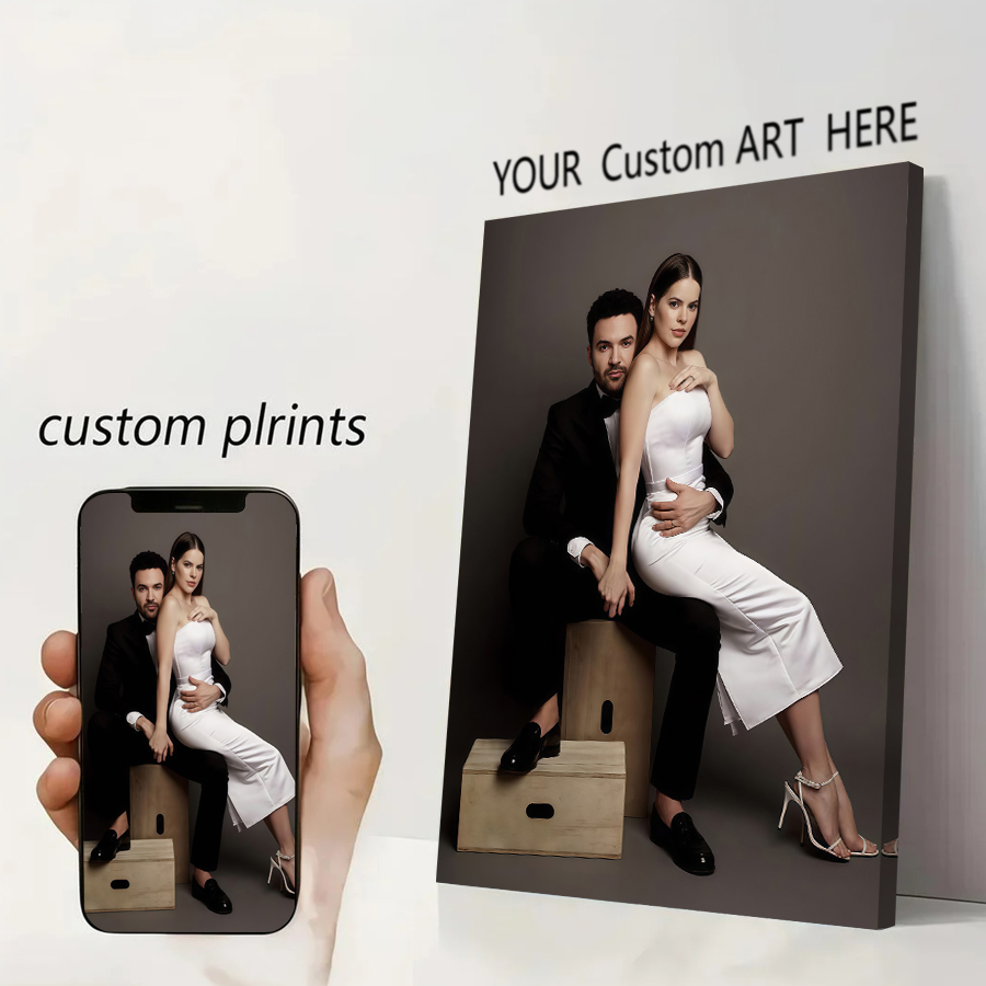 โปสเตอร์ผ้าแคนวาสพิมพ์ลายตามสั - Home Textiles Usa บทวิจารณ์และราคา